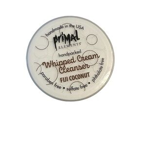 Primal Elements Whipped Cream Moisturizing Body Scrub Cleanser Fiji Coconut